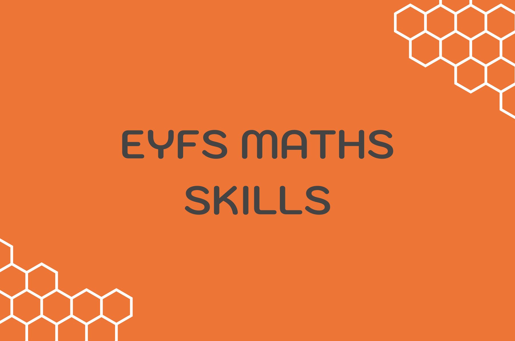 EYFS Maths Skills